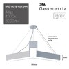 Миниатюра фото подвесной светодиодный cветильник эра igrek spo-142-w-40k-044 44вт 4000к белый б0050568 | 220svet.ru