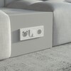 Миниатюра фото рамка из поликарбоната на 3 поста werkel hammer белый w0032401 | 220svet.ru