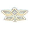 Миниатюра фото потолочная светодиодная люстра profit light 8054/3+3 wht | 220svet.ru