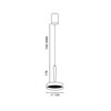 Миниатюра фото подвесной светильник italline it02-025 dark silver 3000k | 220svet.ru