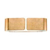 Миниатюра фото настенный светильник ideal lux clip ap2 small oro | 220svet.ru