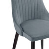 Миниатюра фото стул на металлокаркасе woodville kora gray / black 15097 | 220svet.ru