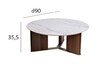 Миниатюра фото стол журнальный круглый garda decor 76ar-501c-stol/zh | 220svet.ru