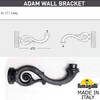 Миниатюра фото светильник уличный настенный fumagalli adam/globe 400 g40.171.000.aye27 | 220svet.ru