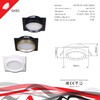 Миниатюра фото встраиваемый светильник reluce technical 53005-9.0-001ld gx53 bk+gd | 220svet.ru