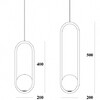Миниатюра фото подвесной светильник matthew mccormick hoop 40 бронза mila pendant | 220svet.ru