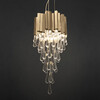 Миниатюра фото подвесная люстра delight collection trump 8 km0988p-8 gold | 220svet.ru