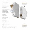 Миниатюра фото автоматический выключатель 1p 32a c 4,5ка werkel w901p324 | 220svet.ru