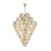 Миниатюра фото подвесная люстра odeon light lace 5052/86 золотая | 220svet.ru