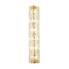Миниатюра фото бра светодиодная 88085w/s gold/clear delight collection | 220svet.ru