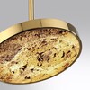 Миниатюра фото подвесной светодиодный светильник odeon light bergi 5079/15l золотой | 220svet.ru