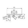 Миниатюра фото спот kanlux mileno el-3i asr-an 29117 | 220svet.ru