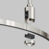 Миниатюра фото шинопровод магнитный круглый накладной/подвесной maytoni busbar trunkings flarity trx154-r-d800-pt | 220svet.ru