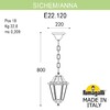 Миниатюра фото подвесной уличный светильник fumagalli sichem/anna e22.120.000.bxe27 | 220svet.ru