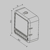 Миниатюра фото wi-fi выключатель двухканальный 300вт maytoni ms008 | 220svet.ru