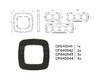 Миниатюра фото рамка 4-постовая ambrella volt omega coint of640544 | 220svet.ru