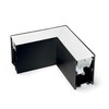 Миниатюра фото подвесной светодиодный светильник ideal lux fluo corner 3000k bk | 220svet.ru