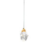 Миниатюра фото подвесной светильник светодиодный delight collection crystal rock 1 gold | 220svet.ru