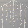 Миниатюра фото гирлянда бахрома 3,2 х 0,9 м желтая, 168 led, белый провод каучук, ip65 ltc ll168-8-2y | 220svet.ru