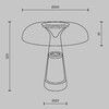 Миниатюра фото настольная лампа maytoni artefact mod484tl-l8bk | 220svet.ru