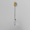 Миниатюра фото настенный светодиодный светильник delight collection mt8847-1w brass | 220svet.ru