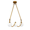 Миниатюра фото люстра kg1212p-3 brass delight collection | 220svet.ru