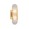 Миниатюра фото настенный светильник delight collection f037/s gold/white | 220svet.ru