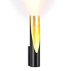 Миниатюра фото настенный светодиодный светильник odeon light whitney 6671/8wl черный | 220svet.ru