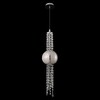 Миниатюра фото подвесной светодиодный светильник crystal lux sp3w led chrome | 220svet.ru
