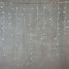 Миниатюра фото гирлянда бахрома 5 x 0,9 м небесно-голубая 220в, 348 led, провод прозрачный силикон, ip65 ltc ecc348-10-2sb | 220svet.ru