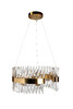Миниатюра фото подвесная люстра garda decor 92el-yg18739g-14p | 220svet.ru