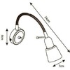 Миниатюра фото спот arte lamp lettura a7009ap-1wg | 220svet.ru