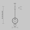 Миниатюра фото подвесной светильник maytoni paparazzi mod407pl-l12g3k1 | 220svet.ru