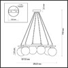 Миниатюра фото подвесная люстра lumion randi 5212/6 | 220svet.ru