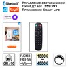 Миниатюра фото подвесной светодиодный светильник с пультом ду novotech monile 359712 черный | 220svet.ru