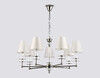 Миниатюра фото потолочная люстра с хрусталем ambrella light heigh light wh  lh71003 | 220svet.ru