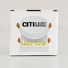 Миниатюра фото встраиваемый светодиодный светильник citilux вега cld5310n | 220svet.ru