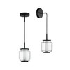 Миниатюра фото подвесной светодиодный светильник odeon light jam 5409/5l черный | 220svet.ru