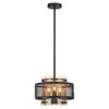 Миниатюра фото потолочный светильник на штанге lumion zarina 8007/3 черный, золотой | 220svet.ru