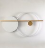 Миниатюра фото настенный светодиодный светильник inodesign round white 44.4680 | 220svet.ru