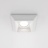 Миниатюра фото встраиваемый светильник maytoni gyps modern dl005-1-01-w-1 | 220svet.ru