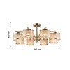 Миниатюра фото потолочная люстра f-promo bonbon 2488-8p | 220svet.ru