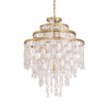 Миниатюра фото подвесная люстра delight collection d8138p/d600 gold | 220svet.ru