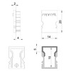 Миниатюра фото заглушка deko-light end cap h-au-02-08 set 2 pcs 979102 | 220svet.ru