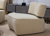 Миниатюра фото кресло без подлокотников букле бежевое garda decor 58db-23052 | 220svet.ru