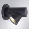 Миниатюра фото уличный настенный светильник arte lamp brooklyn a2063al-1bk | 220svet.ru