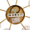 Миниатюра фото потолочная люстра на штанге lumion larina 8323/8c латунь/коричневый | 220svet.ru