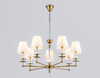 Миниатюра фото подвесная люстра с хрусталем ambrella light heigh light wh lh71023 | 220svet.ru