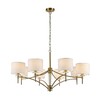 Миниатюра фото подвесная люстра indigo boheme 13031/8p brass v000526 | 220svet.ru