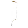 Миниатюра фото подвесной светильник delight collection od2412-1 gold/clear | 220svet.ru
